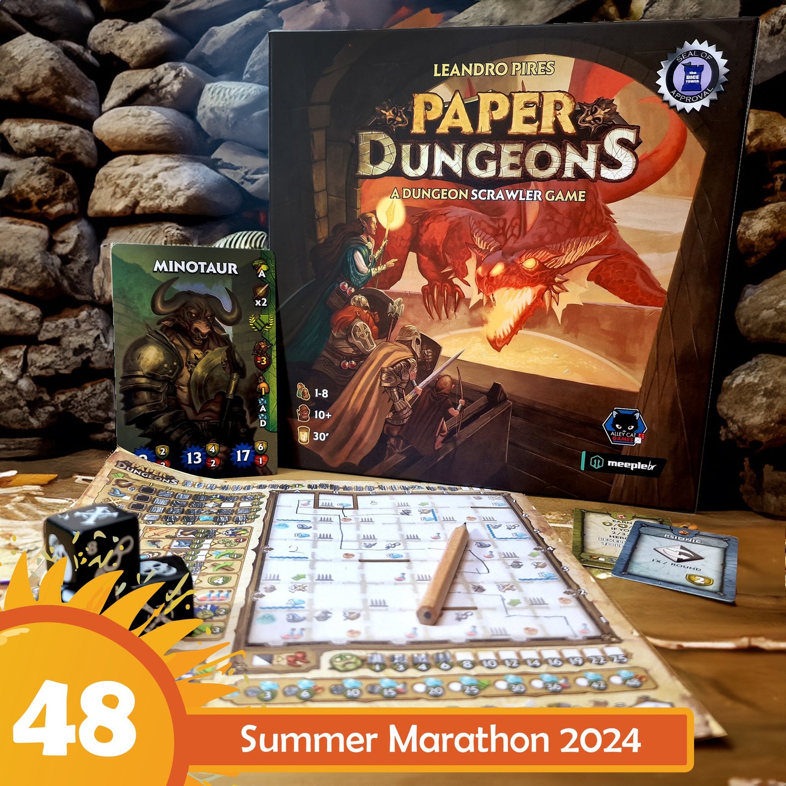 Paper Dungeons - Little Board Gamers