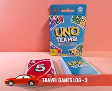 uno teams with cards laid out on a punk background