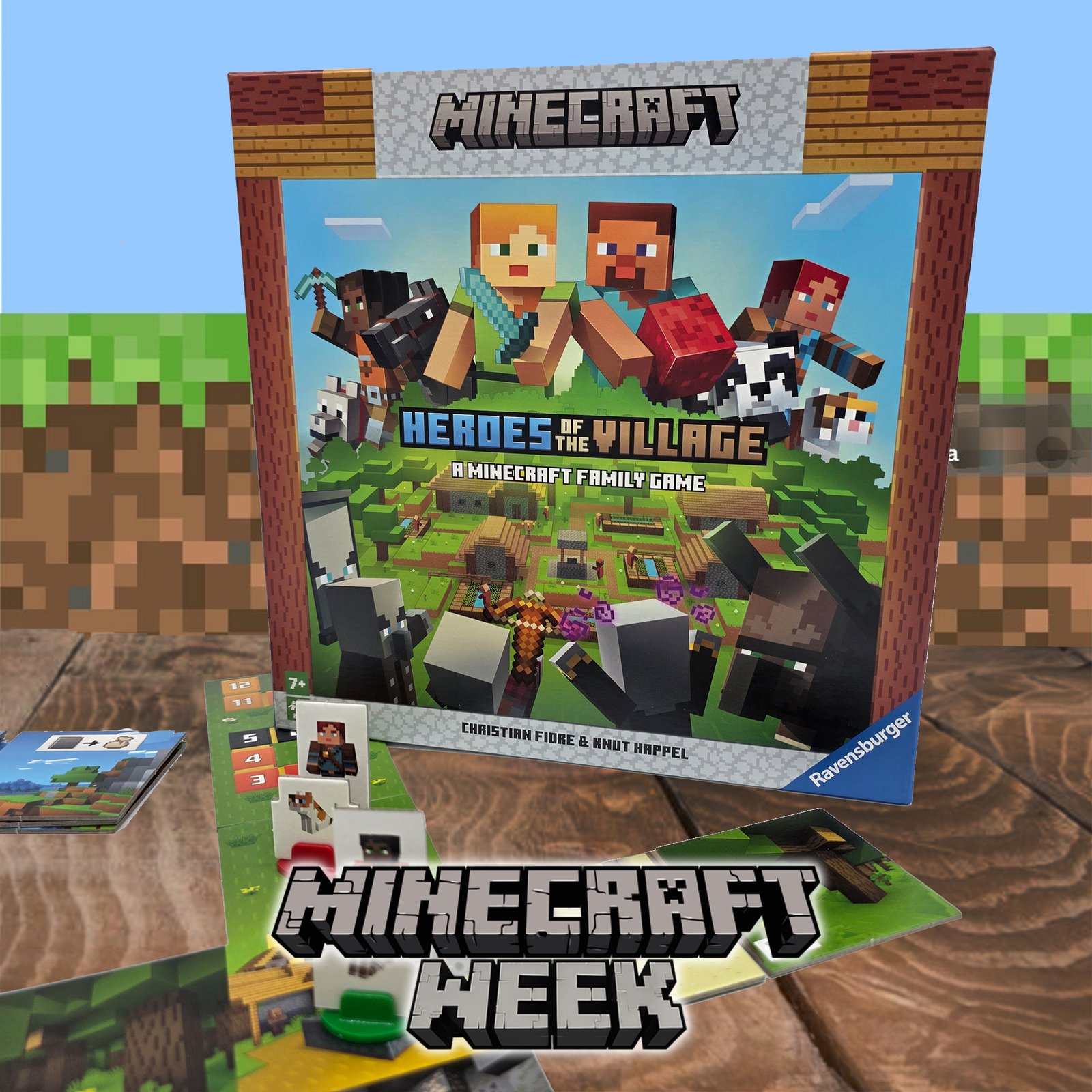 Heroes of the Village : Minecraft Week - Little Board Gamers