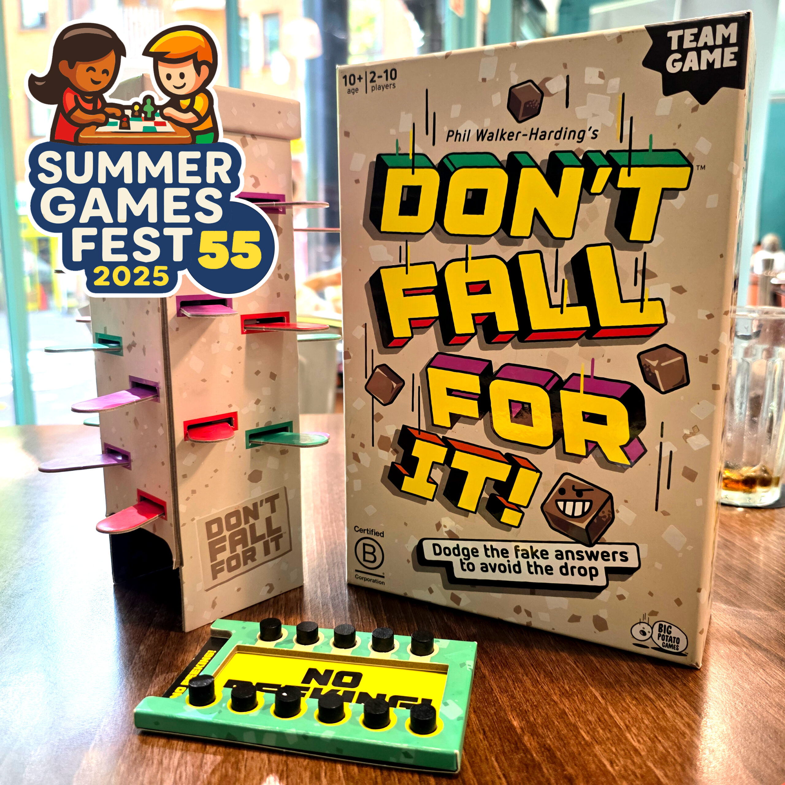 Don't Fall For It – Fun Trivia Travel Game For Families And Kids | Hilarious Board Game For All Ages | 2 Players, Quick And Easy To Play