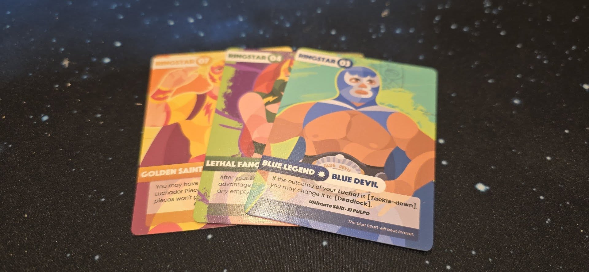 May be an image of text that says "BINOSTARO4 BOHOBTAB LETHAL FANG LETHALFANG BLUEL LEGEND BLUELEGEND 米 DEVI GOLDEN SAINT After youre ば如の outroma BLUE DEVIL YOU nиuxy have advantoge Piect Piec キ· ary ετριγ youma your hange itto your Luchat lock]. Tackle- pieces wont Ulimate SkciNi [Deadlock]. untimateskdiu-Biputen Tackie-down]. down]. -EXPULPO Jh0 tcd wo eort b tiea HN นอง benas foresor."